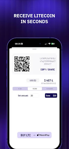 Download Brainwallet: Get Litecoin Terbaru – Dompet Kripto Aman - Screenshot 8
