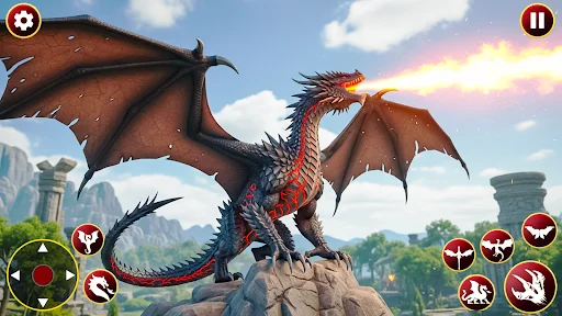 Download Flying Dragon Sim: Be A Dragon Terbaru – Simulasi Naga Gratis - Screenshot 5