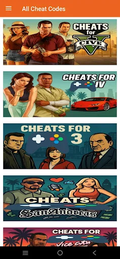 Download Cheats for All GTA Terbaru – Kode Cheat Lengkap Gratis - Screenshot 3