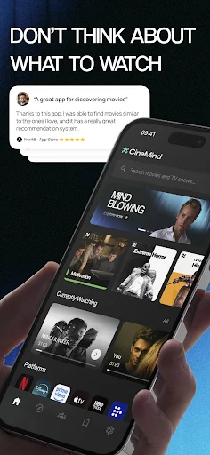 Download CineMind Terbaru – Temukan Film & TV Favorit Anda Gratis - Screenshot 1