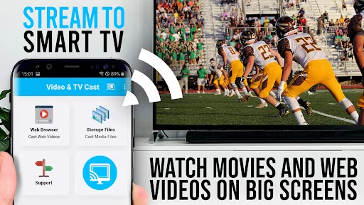 Download TV Cast Pro untuk DLNA Smart TV – Streaming HD Mudah - Screenshot 1