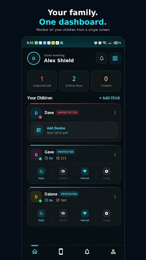 Download KidShielder Terbaru – Kontrol Orang Tua & Keamanan Anak - Screenshot 1