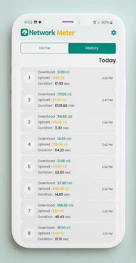 Download Network Meter Terbaru – Pantau Kecepatan Internet Gratis - Screenshot 6