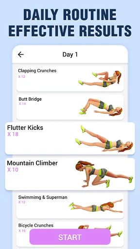 Download Abs Workout: Burn Belly Fat Terbaru – Latihan Perut Efektif - Screenshot 2