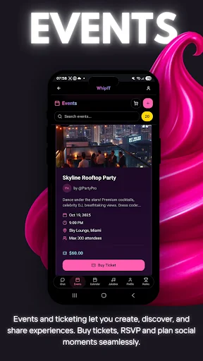 Download WhipIT Terbaru – Temukan Event & Musik di Sekitar Anda - Screenshot 4