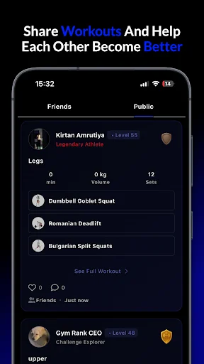 Download Gym Rank: AI Workout Tracker – Lacak Fitness Gratis - Screenshot 8