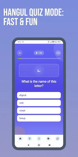 Download Learn Korean Alphabet: Hangul – Belajar Hangeul Gratis - Screenshot 5