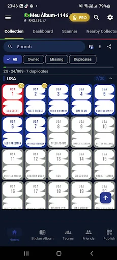 Download Soccer Sticker Album 2026 – Kelola Koleksi Stiker Anda - Screenshot 1