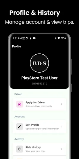 Unduh B D S Rides Terbaru – Layanan Transportasi Aman & Murah - Screenshot 5