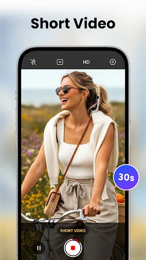 Download HD Camera Launcher Terbaru – Foto HD & Video Lancar - Screenshot 4