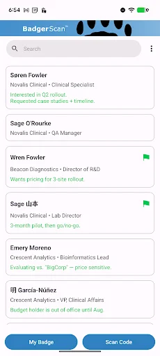 Download BadgerScan Versi Terbaru – Kelola Kontak Event Mudah - Screenshot 1