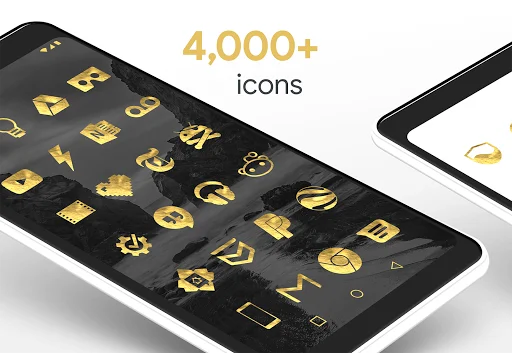 Download Gold Leaf Pro Icon Pack Terbaru – Ubah Tampilan HP - Screenshot 2