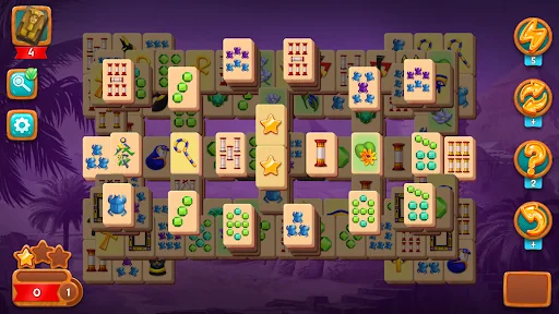 Download Mahjong Riddles: Egypt Terbaru – Puzzle Mesir Kuno - Screenshot 5