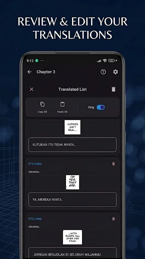 Download Screen & Manga Translator Terbaru – Terjemahan Instan - Screenshot 6