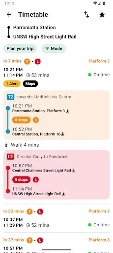 Download KRAIL Sydney Terbaru – Transportasi Umum Mudah - Screenshot 3