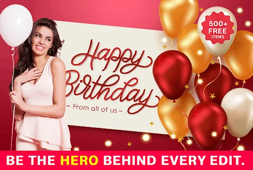 Download Happy Birthday Photo Frame – Bingkai & Video Ultah - Screenshot 1