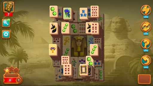 Download Mahjong Riddles: Egypt Terbaru – Puzzle Mesir Kuno - Screenshot 1