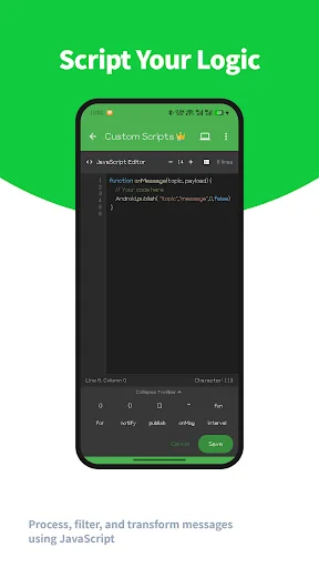 Download MQTT Client IoT & Automation Terbaru – Scripting JS - Screenshot 3