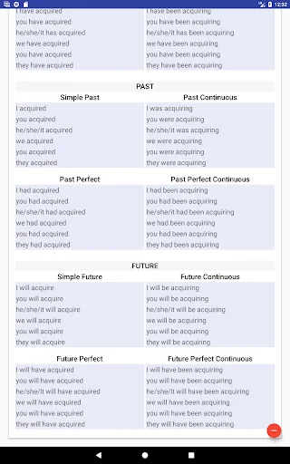 Download English Verbs Terbaru – Kuasai Konjugasi Bahasa Inggris - Screenshot 22