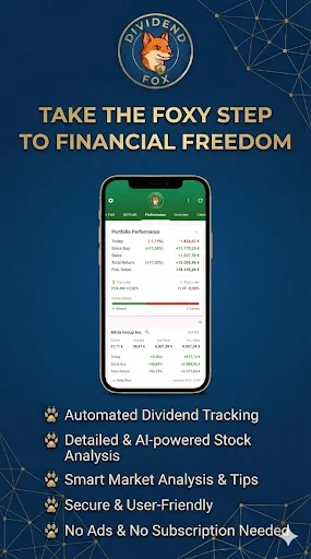 Download Dividend-Fox: Stock Tracker Terbaru – Kelola Dividen Gratis - Screenshot 5
