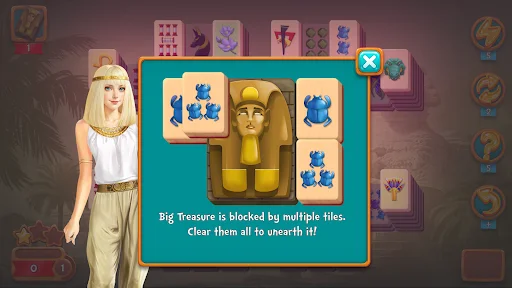 Download Mahjong Riddles: Egypt Terbaru – Puzzle Mesir Kuno - Screenshot 6