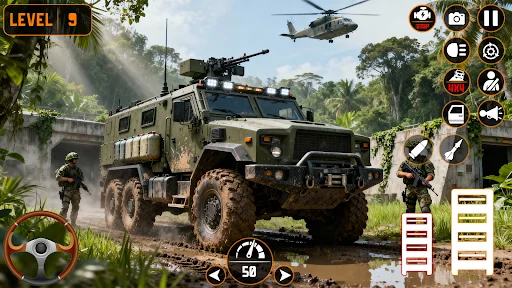 Download Army Cargo Truck Game 2026 – Simulasi Truk Militer Seru - Screenshot 5