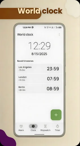 Download Clockly Fly Terbaru – Alarm & Timer Offline Gratis - Screenshot 3
