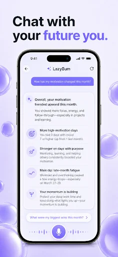 Unduh LazyBum: Voice Journal & Diary – AI Pencatat Ide Harian - Screenshot 4