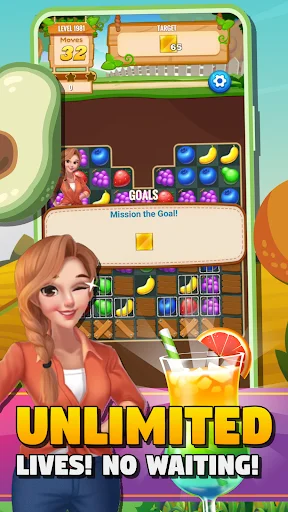 Download Sweet Fruit Match Puzzle Blast Gratis – Game Puzzle Seru - Screenshot 11