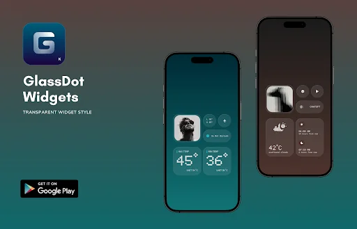 Download GlassDot Widgets For KWGT Terbaru – Widget Transparan - Screenshot 2