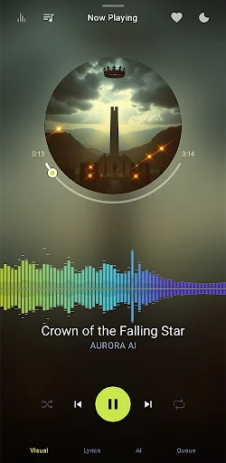 Download AI Music Player – AURORA Terbaru – Pemutar Musik AI - Screenshot 1