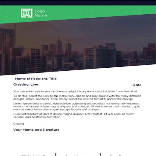 Unduh Business Letter Templates – Template Surat Bisnis Gratis - Screenshot 3
