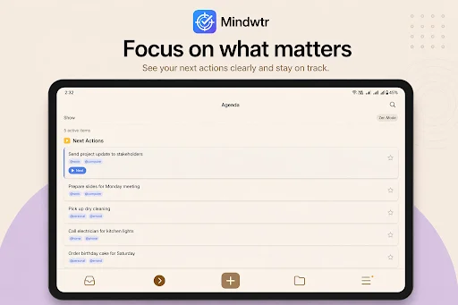 Download Mindwtr Terbaru – Kelola Tugas GTD Offline Gratis - Screenshot 7