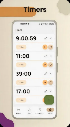 Download Clockly Fly Terbaru – Alarm & Timer Offline Gratis - Screenshot 5