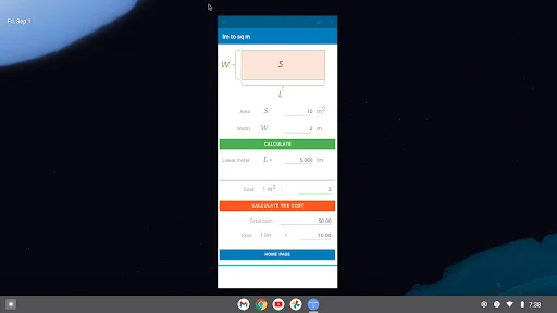 Download Linear Meter – m2 – Konversi Satuan Cepat & Gratis - Screenshot 15