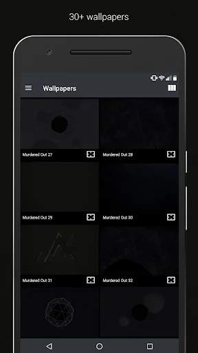 Download Murdered Out Icon Pack Terbaru – Tema Hitam Estetik - Screenshot 3