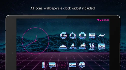 Download Rad Pack – 80’s Theme Terbaru – Kustomisasi Ikon Retro - Screenshot 12