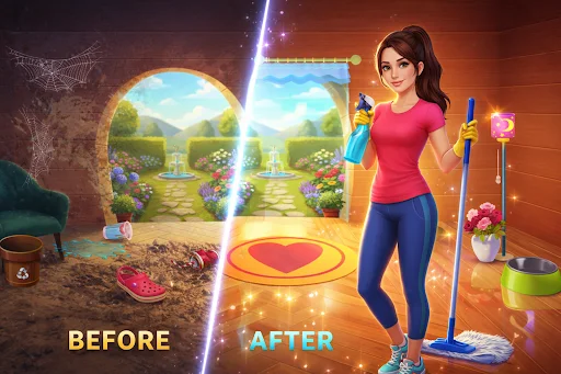 Download House Cleaning: Girl Cleanup – Game Membersihkan Rumah - Screenshot 17
