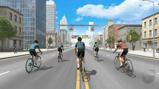 Download BMX Bicycle City Racing Games – Simulator Sepeda Offline - Screenshot 2