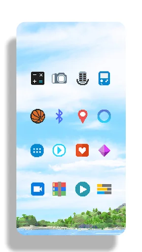 Download 7-bit Pro Icon Pack Terbaru – Ikon Retro 8-bit Gratis - Screenshot 1