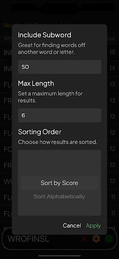 Download Word Finder: Anagram Solver Terbaru – Solusi Game Kata - Screenshot 3