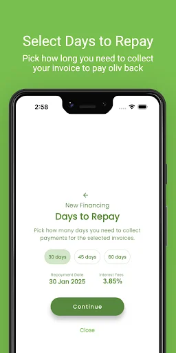 Download oliv.finance Terbaru – Cairkan Invoice dalam 48 Jam - Screenshot 4