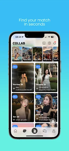 Download Collab: Social Dating Terbaru – Cari Teman & Jelajah Thailand - Screenshot 13