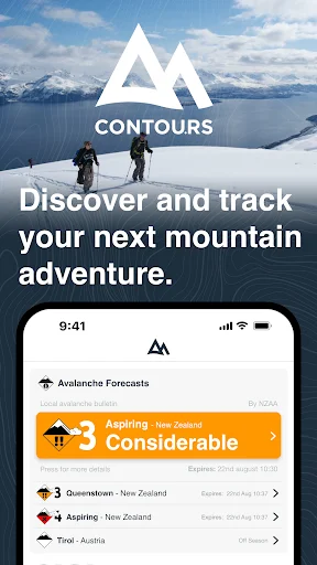Download Contours: Ski & Snowboard GPS Terbaru – Gratis - Screenshot 1