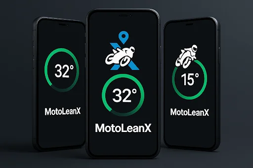 Download MotoLeanX Terbaru – Pelacak Sudut Kemiringan Motor - Screenshot 1