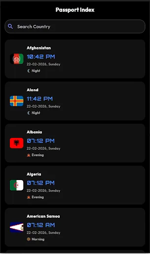 Download Passport Index Terbaru – Cek Peringkat Paspor Gratis - Screenshot 1