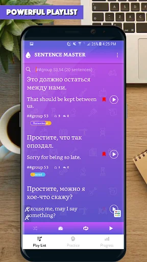 Download Russian Sentence Master Terbaru – Belajar Bahasa Rusia - Screenshot 1