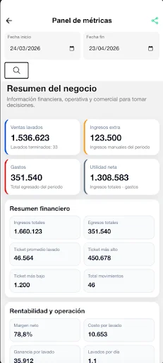 Download Control Lavaderos de Autos Terbaru – Kelola Bisnis Cuci Mobil - Screenshot 3