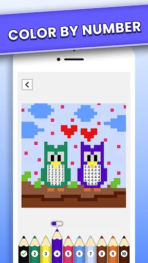 Download Pixel Art – Paint by Number Terbaru – Game Mewarnai Seru - Screenshot 3