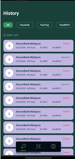 Download FACE Authenticator Terbaru – Keamanan Wajah Terpercaya - Screenshot 3